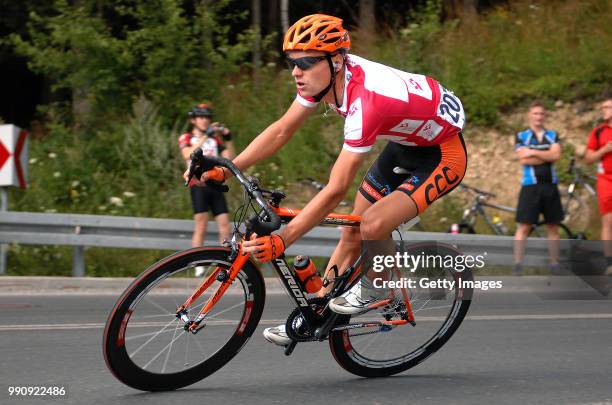 Tour Of Poland 2011, Stage 4Bartlomiej Matysiak Red Jersey, Oswiecim - Cieszyn / Tour De Pologne, Ronde Van Polen, Rit Etape /Tim De Waele
