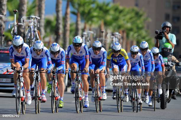 66Th Tour Of Spain 2011, Stage 1Team Quick-Step / Boonen Tom / Cataldo Dario / Chavanel Sylvain / De Maar Marc / De Weert Kevin / Maes Nikolas /...