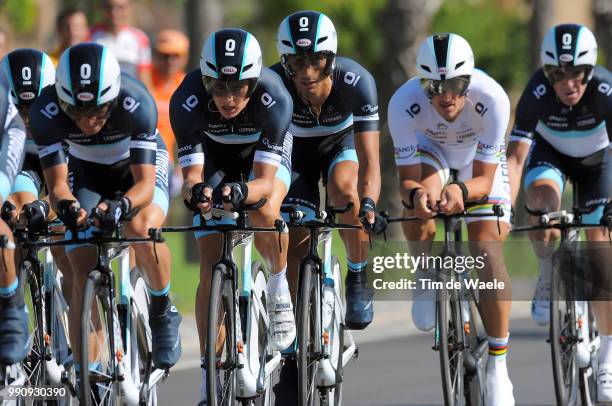 66Th Tour Of Spain 2011, Stage 1Team Leopard Trek / Fuglsang Jacob / Benidorm - Benidorm /Team Time Trial Contre La Montre Equipes Ploegentijdrit,...