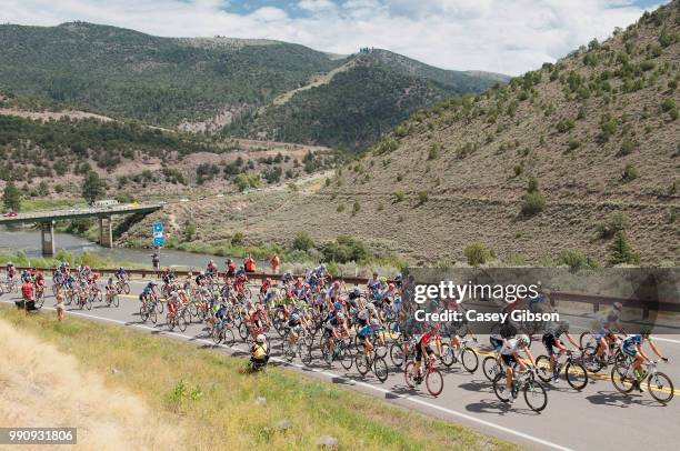 1Th Tour Colorado 2011, Stage 4Illustration Illustratie, Peleton Peloton, Mountains Montagnes Bergen, Landscape Paysage Landschap, Avon - Steamboat...