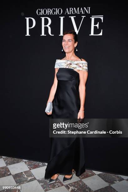 Roberta Armani attends the Giorgio Armani Prive Haute Couture Fall/Winter 2018-2019 show as part of Haute Couture Paris Fashion Week on July 3, 2018...