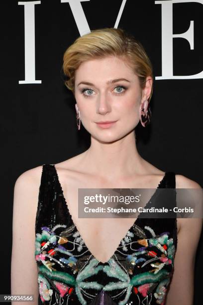 Actress Elizabeth Debicki attends the Giorgio Armani Prive Haute Couture Fall/Winter 2018-2019 show as part of Haute Couture Paris Fashion Week on...