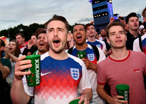 RUS: Colombia v England: Round of 16 - FIFA Fan Festival