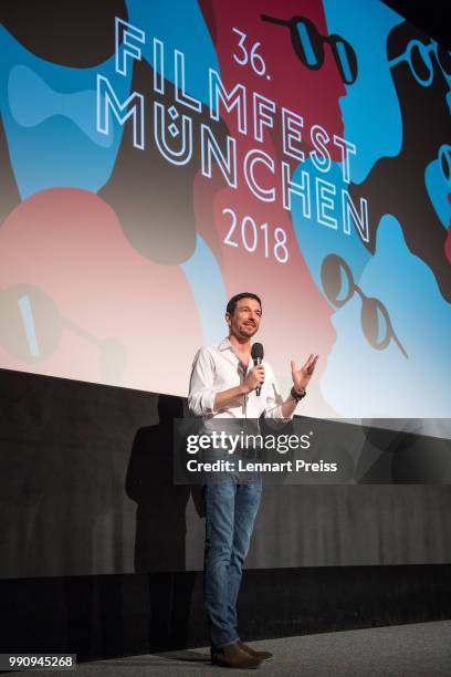 Producer Oliver Berben attends the premiere of the first and second episode of the series 'Die Protokollanttin' as part of the Munich Film Festival...