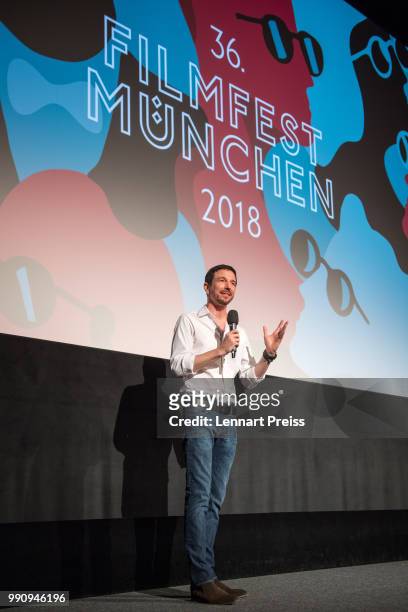 Producer Oliver Berben attends the premiere of the first and second episode of the series 'Die Protokollanttin' as part of the Munich Film Festival...