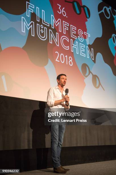 Producer Oliver Berben attends the premiere of the first and second episode of the series 'Die Protokollanttin' as part of the Munich Film Festival...