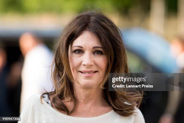 Iris Berben attends the premiere of the first and second episode of the series 'Die Protokollanttin' as part of the Munich Film Festival 2018 at HFF...