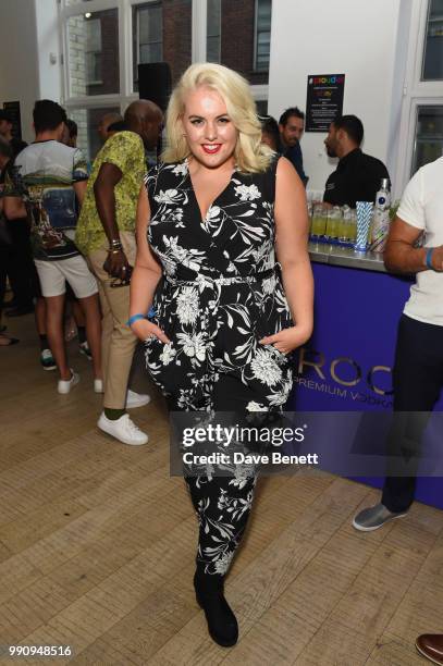 Felicity Hayward attends adidas 'Prouder': A Fat Tony Project in aid of the Albert Kennedy Trust, supporting LGBT youth, at Heni Gallery Soho on July...