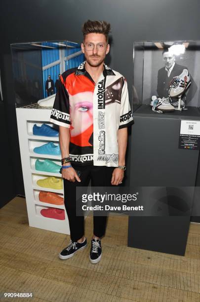Henry Holland attends adidas 'Prouder': A Fat Tony Project in aid of the Albert Kennedy Trust, supporting LGBT youth, at Heni Gallery Soho on July 3,...
