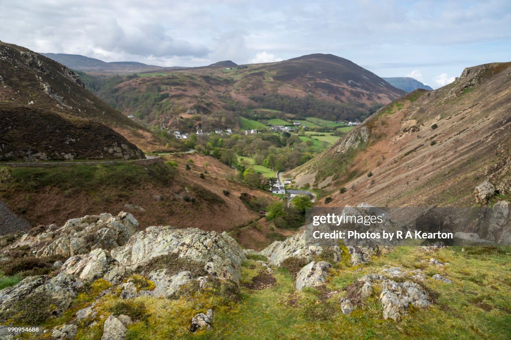 Sychnant Pass near Conwy, North Wales