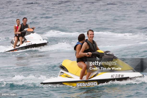 Curacao Holidays 2011Andy Schleck + Jil + Frank Schleck + Martine (Wife Femme Vrouw, Vacance Vakantie /Tim De Waele