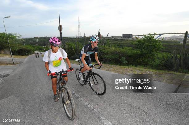 Curacao Holidays 2011Cycling Climbing Clinique, Andy Schleck / Frank Schleck / Vacance Vakantie /Tim De Waele