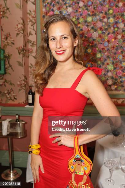Charlotte Dellal attends the Mrs Alice x Misela launch event at Annabel's on July 3, 2018 in London, England.