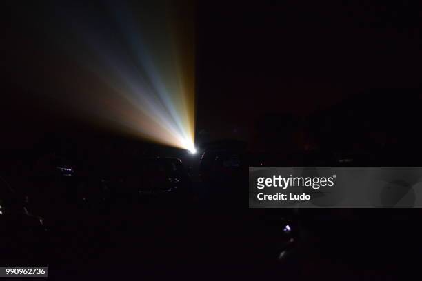 drive-in - flash light stock pictures, royalty-free photos & images