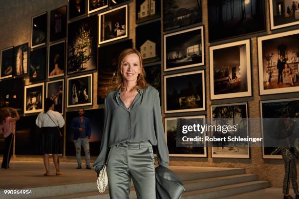 Katja Flint attends the 20 years event of Luisa Cerano at St Agnes Church on July 3, 2018 in Berlin, Germany.