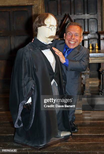 Warwick Davis attends the exclusive launch of the Harry Potter Quiz in the Great Hall at Warner Bros. Studio Tour London - The Making of Harry Potter...