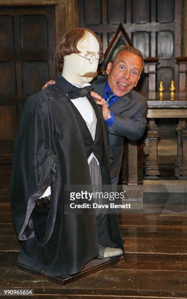 Warwick Davis attends the exclusive launch of the Harry Potter Quiz in the Great Hall at Warner Bros. Studio Tour London - The Making of Harry Potter...