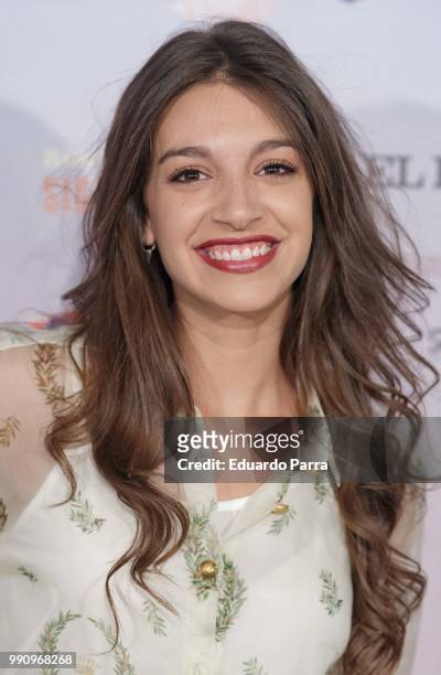Singer Ana Guerra attends the 'The World of Hans Zimmer' concert photocall at Royal Theatre on July 3, 2018 in Madrid, Spain.
