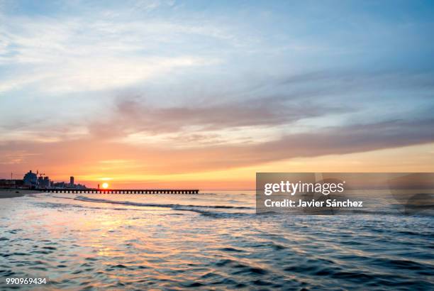 sunrise at jesolo - jesolo stock pictures, royalty-free photos & images