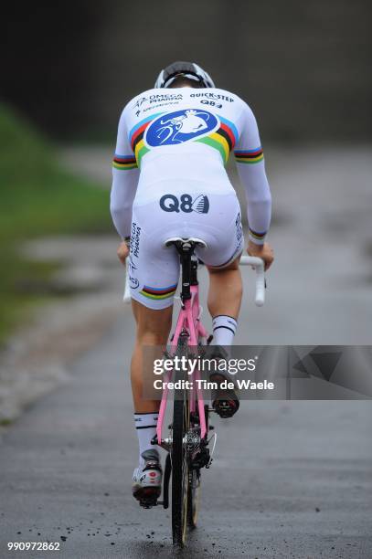 Zdenek Stybar Pink Specialized Bike /Cyclocross World Champion, Team Omega Pharma - Quick Step , Equipe Ploeg, Velo Fiets, Roze, Tim De Waele