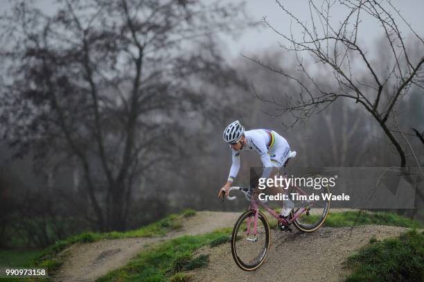 Zdenek Stybar Pink Specialized Bike /Cyclocross World Champion, Team Omega Pharma - Quick Step , Equipe Ploeg, Velo Fiets, Roze, Tim De Waele