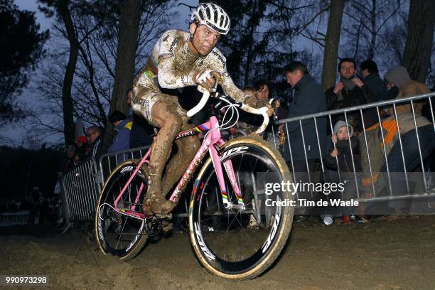 Zdenek Stybar Pink Specialized Bike, Balen, Cyclocross World Champion, Team Omega Pharma - Quick Step , Equipe Ploeg, Velo Fiets, Roze, Tim De Waele