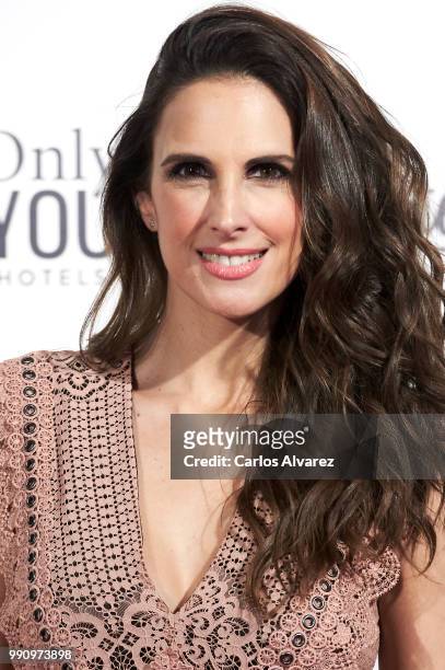 Singer Nuria Fergo attends the 'Yo Dona' party at Only You Hotel Atocha on July 3, 2018 in Madrid, Spain.