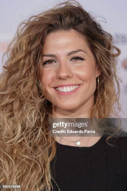 Singer Miriam Rodriguez attends the 'The World of Hans Zimmer' concert photocall at Royal Theatre on July 3, 2018 in Madrid, Spain.