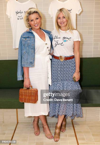 Hatty and Marissa Montgomery attend Rotten Roach X Poppy Paper Cuts hosted by Marissa Montgomery at Selfridges on July 3, 2018 in London, England.