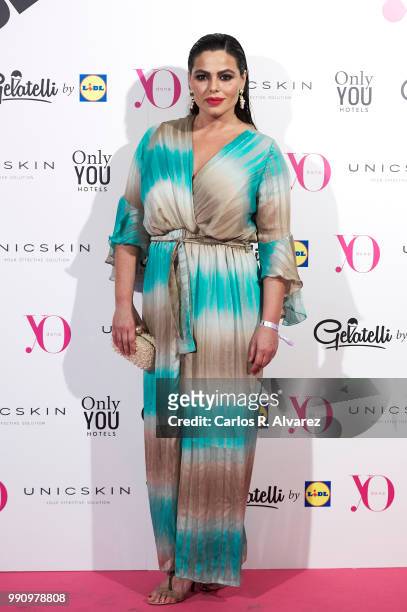 Marisa Jara attends the 'Yo Dona' party at Only You Hotel Atocha on July 3, 2018 in Madrid, Spain.