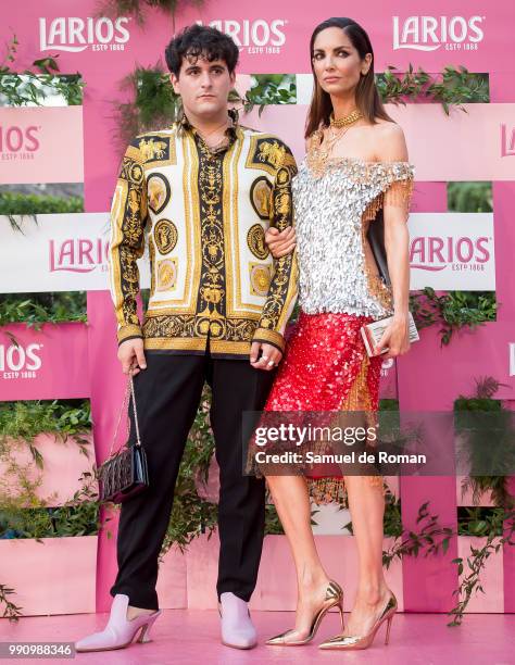 Alejandro Palomo and Eugenia Silva attend Otro De Esos Suenos Tuyos' Premiere in Madrid on July 3, 2018 in Madrid, Spain.