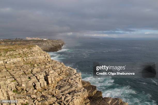 cabo carvoeiro (peniche, portugal) - peniche stock pictures, royalty-free photos & images