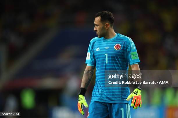David Ospina of Colombia in action during the 2018 FIFA World Cup Russia Round of 16 match between Colombia and England at Spartak Stadium on July 3,...