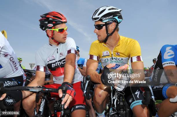Tour Of Qatar 2012, Stage 3Tom Boonen Yellow Leader Jersey, Adam Blythe Silver Sprint Jersey, Jacob Rathe White Jersey, Robert Hunter / Dukhan - Al...