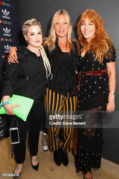 Kelly Osbourne, Kate Moss and Charlotte Tilbury attend adidas 'Prouder': A Fat Tony Project in aid of the Albert Kennedy Trust, supporting LGBT...