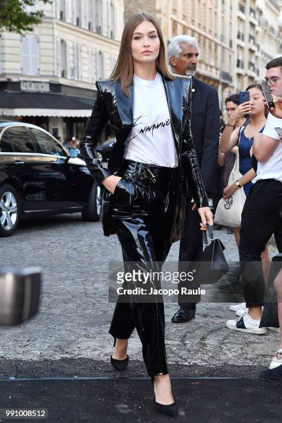 Grace Elizabeth arrives at the 'Vogue Foundation Dinner 2018' at Palais Galleria on July 3, 2018 in Paris, France.