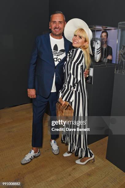 Fat Tony and Paloma Faith attend adidas 'Prouder': A Fat Tony Project in aid of the Albert Kennedy Trust, supporting LGBT youth, at Heni Gallery Soho...