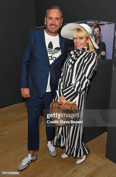 Fat Tony and Paloma Faith attend adidas 'Prouder': A Fat Tony Project in aid of the Albert Kennedy Trust, supporting LGBT youth, at Heni Gallery Soho...