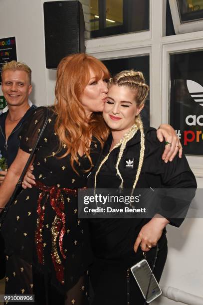 Charlotte Tilbury and KellyKelly Osbourne attend adidas 'Prouder': A Fat Tony Project in aid of the Albert Kennedy Trust, supporting LGBT youth, at...