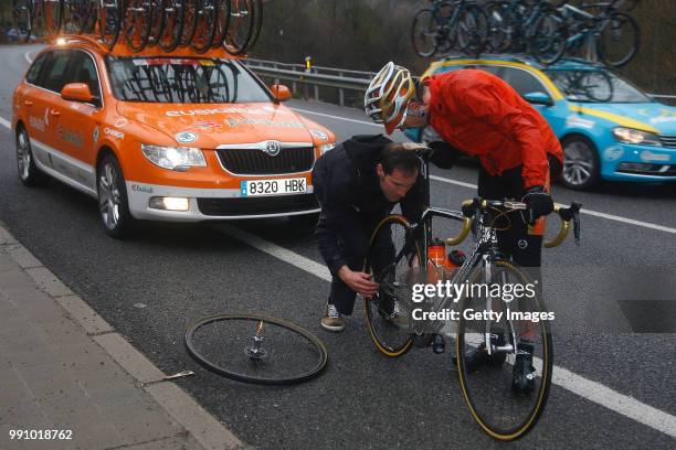 Volta A Catalunya 2012, Stage 3Samuel Sanchez / Mechnaical Problem, La Vall Den Bas - Port Del Canto Original Finish At Port-Aine / Stage Shortened...