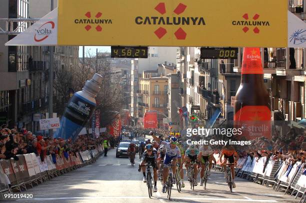 Volta A Catalunya 2012, Stage 5Arrival, Julien Simon Celebration Joie Vreugde, Rigoberto Uran Uran / Sylvester Szmyd / Samuel Sanchez / Dario Cataldo...