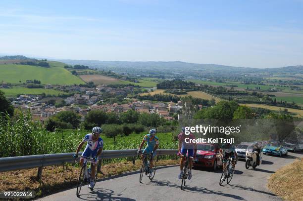 95Th Tour Of Italy 2012, Stage 6Cesare Benedetti / Alexsandr Dyachenko / Adriano Malori / Michal Golas / Illustration Illustratie, Landscape Paysage...