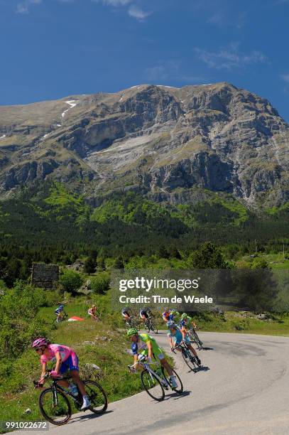 95Th Tour Of Italy 2012, Stage 7Illustration Illustratie, Colle Galluccio / Peleton Peloton, Mountains Montagnes Bergen, Adriano Malori Pink Jersey,...