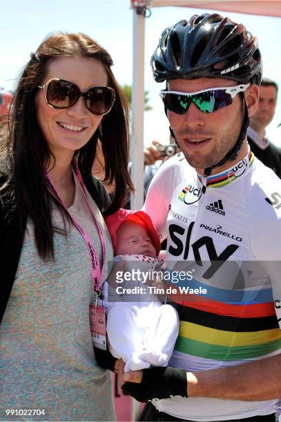 95Th Tour Of Italy 2012, Stage 10Peta Todd + Delilah Grace (Daughter Fille Dochter, Wife Girlfriendmark Cavendish / Civitavecchia - Assisi / Giro...