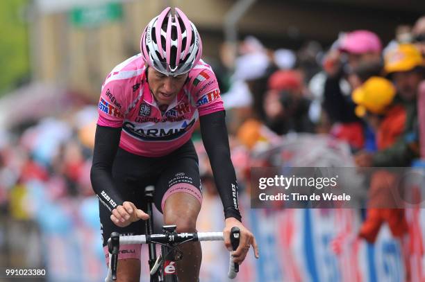 95Th Tour Of Italy 2012, Stage 15 Podium, Ryder Hesjedal Pink Jersey Deception Teleurstelling, Busto Arsizio - Lecco, Pian Dei Resinelli / Giro...