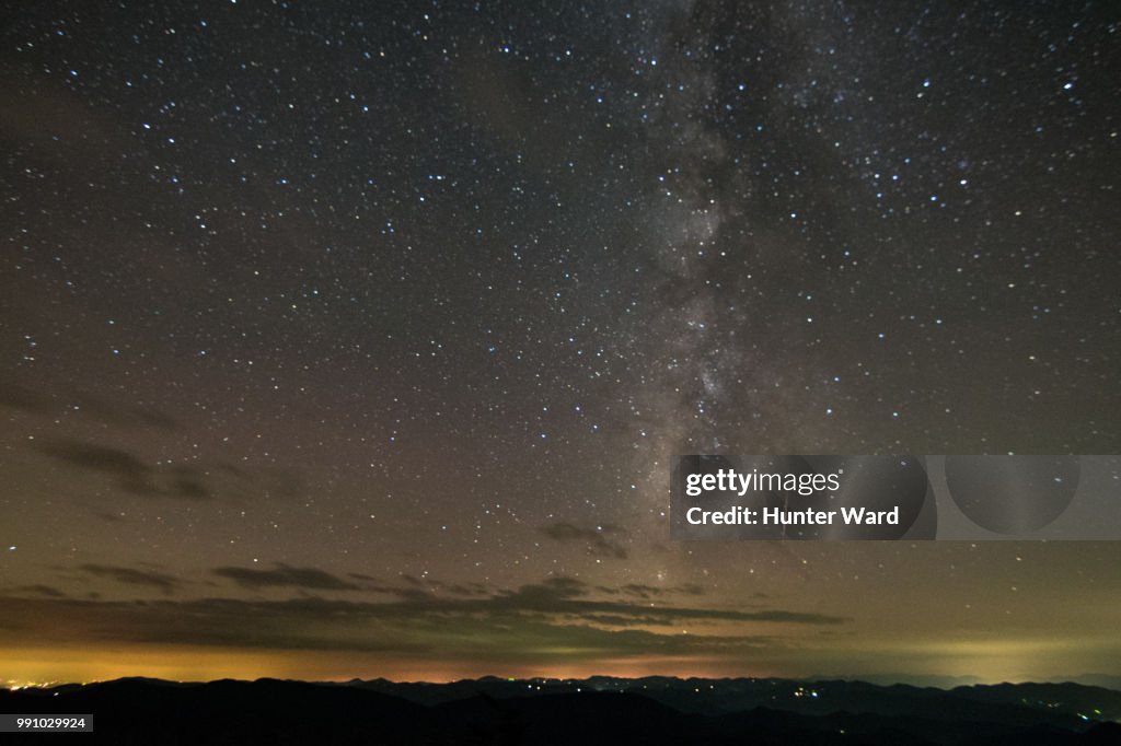 Perseids Meteor Over WNC