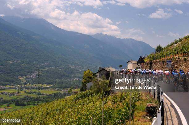 95Th Tour Of Italy 2012, Stage 20 Illustration Illustratie, Peleton Peloton, Vignyards Wineyards Wijngaard Vignobles, Landscape Paysage Landschap,...