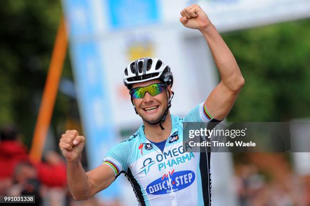 Belgian Road Championships 2012Arrival, Tom Boonen Celebration Joie Vreugde, Geel - Geel /Championat De Belgique Route, Belgisch Kampioenschap...