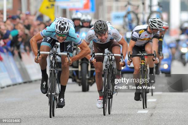 Belgian Road Championships 2012Arrival Sprint, Tom Boonen / Kristof Goddaert/ Sven Vandousselaere / Geel - Geel /Championat De Belgique Route,...