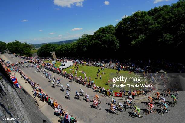 99Th Tour De France 2012, Stage 2 Illustration Illustratie, Cote De La Citadelle De Namur / Peleton Peloton, Landscape Paysage Landschap, Vise -...